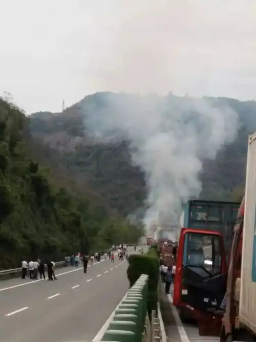紧急发布沪蓉高速长阳段车辆起火,行车注意附视频图片