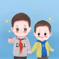 两个儿子手足情深的朋友圈九宫格配图