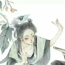 山河拱手,为君一笑古风情侣头像