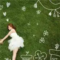 绿色背景头像情侣微信头像图片大全