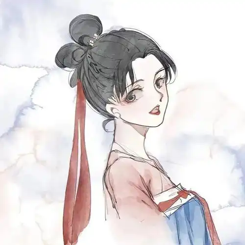 古风情侣头像听山河把春风酿成千言万语,吹过旧人故里