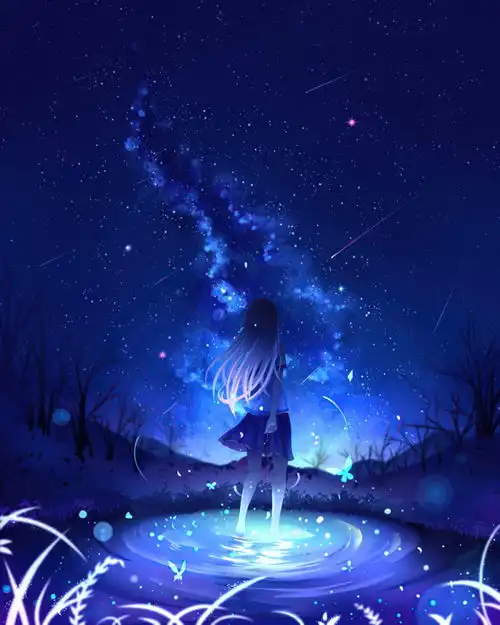 二次元壁纸星空