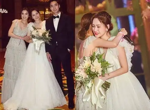 阿娇穿白色婚纱美翻了重庆仙女山这场雪地汉式集体婚礼更有看头